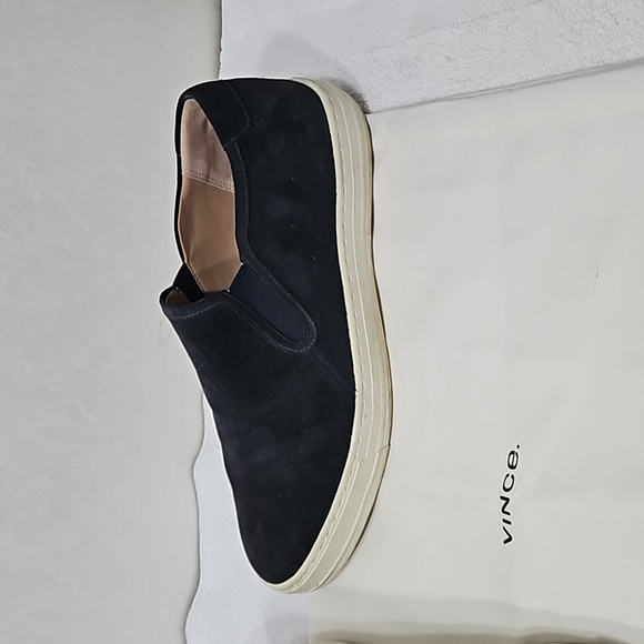 Vince Warwick Suede Sneakers Size 10 - Picture 5 of 12